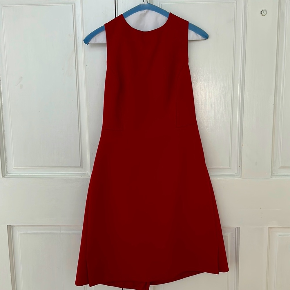 SPORTMAX Red Wool Dress Sz 2 - EUC - simply Gorgeous.